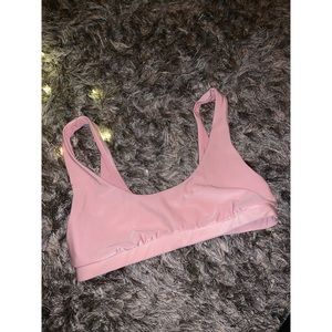 Pink swimming suit top